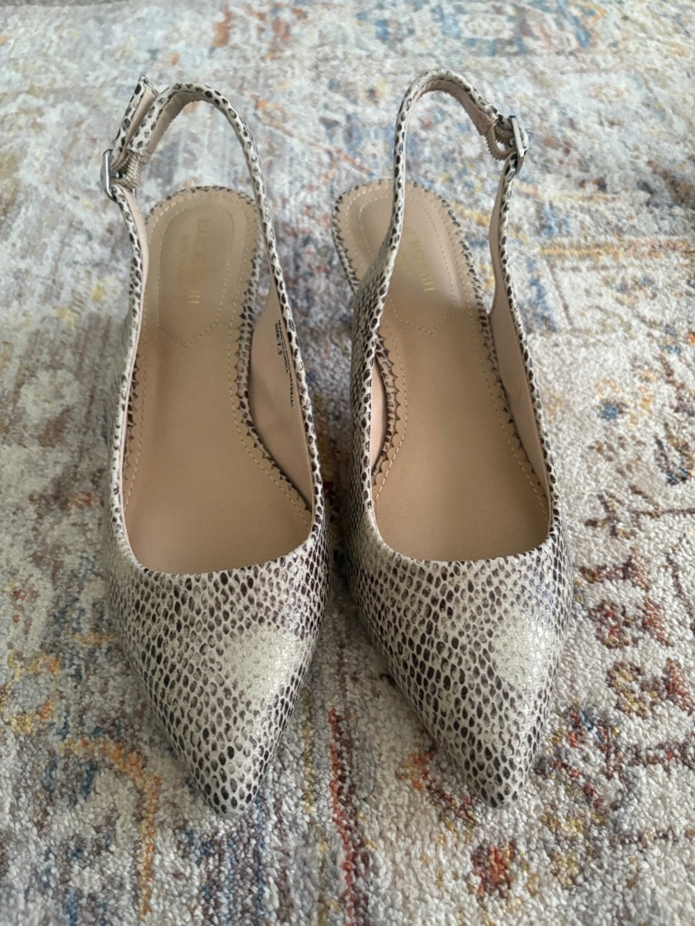 Isaac Mizrahi Slingback Kitten Heels